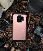 Spigen Galaxy S9 ile Uyumlu Kılıf Tough Armor Rose Gold thumbnail 8
