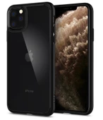 Spigen iPhone 11 Pro ile Uyumlu Kılıf Ultra Hybrid Matte Black - 1