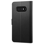 Spigen Galaxy S10e ile Uyumlu Kılıf La Manon Wallet Saffiano Black - 4