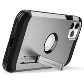 Spigen iPhone 11 Pro ile Uyumlu Kılıf Tough Armor XP Satin Silver - 3