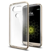 Spigen G5 ile Uyumlu Kılıf Neo Hybrid Crystal Champagne Gold - 2
