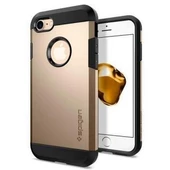 Spigen iPhone 7 ile Uyumlu Kılıf Tough Armor Champagne Gold - 1