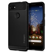 Spigen Pixel 3a XL ile Uyumlu Kılıf Rugged Armor Matte Black - 1