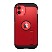 Spigen iPhone 12 Mini ile Uyumlu Kılıf Tough Armor Red - 2