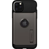 Spigen iPhone 11 Pro ile Uyumlu Kılıf Slim Armor Gunmetal - 2