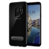 Spigen Galaxy S9 ile Uyumlu Kılıf Ultra Hybrid S Midnight Black thumbnail 2