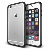 Verus iPhone 6 Plus/6S Plus ile Uyumlu Iron Bumper Kılıf Black Titanium - 1