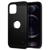 Spigen iPhone 12 Pro Max ile Uyumlu Kılıf Tough Armor Black - 1