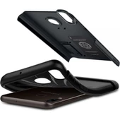 Spigen Galaxy A30 ile Uyumlu Kılıf Slim Armor Metal Slate - 4