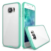 Verus Galaxy S6 ile Uyumlu Crystal Mixx Kılıf Mint - 1