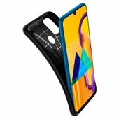 Spigen Galaxy M30s ile Uyumlu Kılıf Liquid Air Matte Black - 2