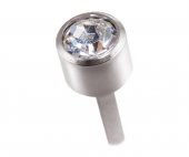 Qpp Kulak Delme Küpesi 12 Çift Beyaza Beyaz Büyük Taş - 1