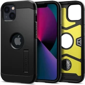 Spigen iPhone 13 Mini ile Uyumlu Kılıf Tough Armor Military Grade Black - 1