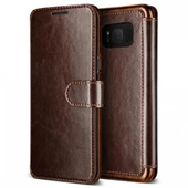 VRS Design Galaxy S8 Plus ile Uyumlu Layered Dandy Kılıf Dark Brown - 1