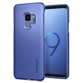 Spigen Galaxy S9 ile Uyumlu Kılıf Thin Fit Blue Coral - 1