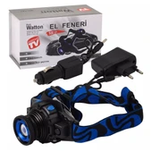 Q5 Şarjlı Mercekli Kafa Feneri Black Wt-121 thumbnail 5