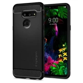Spigen G8 ThinQ ile Uyumlu Kılıf Rugged Armor Matte Black - 1