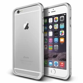 Verus iPhone 6 Plus/6S Plus ile Uyumlu Iron Bumper Kılıf White Silver - 1