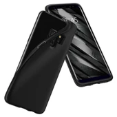 Spigen Galaxy S9 ile Uyumlu Kılıf Liquid Crystal 4 Tarafı Koruma Matte Black - 8
