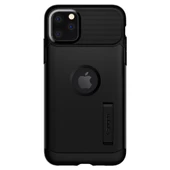 Spigen iPhone 11 Pro ile Uyumlu Kılıf Slim Armor Black - 5