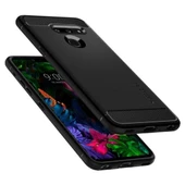 Spigen G8 ThinQ ile Uyumlu Kılıf Rugged Armor Matte Black - 6