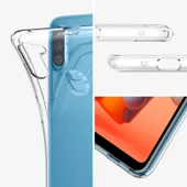 Spigen Galaxy M11 / Galaxy A11 ile Uyumlu Kılıf Liquid Crystal 4 Tarafı Tam Koruma Crystal Clear - 2