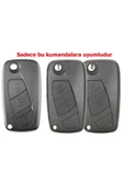 Linea Fiorino Nemo Bipper Uyumlu Silikon Anahtar Kumanda Kılıfı Oto Anahtarlık Siyah - 5