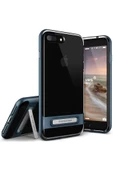 VRS Design iPhone 8 Plus / 7 Plus ile Uyumlu Crystal Bumper Kılıf Steel Blue - 1