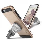 VRS iPhone 6 / 6S ile Uyumlu Magnetic Flat Series Kılıf Shine Gold - 1