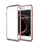 Verus iPhone 6 Plus/6S Plus ile Uyumlu New Crystal Bumper Kılıf Rose Gold - 1