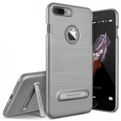 VRS iPhone 7 Plus ile Uyumlu Simpli Lite Kılıf Steel Silver - 1