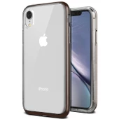 VRS iPhone XR ile Uyumlu Crystal Bumper Kılıf Brown - 1