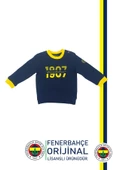 Fenerbahçe Orijinal Lisanslı Uzun Kol Lacivert Bebek 1907 Sweat Hediyelik Ahşap Kutulu - 8