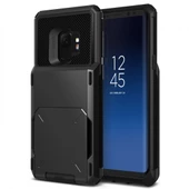 VRS Design Galaxy S9 ile Uyumlu Damda Folder Kılıf Metallic Black - 1