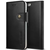 VRS Design iPhone 8/7 ile Uyumlu Native Diary Kılıf Black - 1