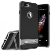 VRS iPhone 7 Plus ile Uyumlu High Pro Shield Kılıf Steel Silver - 1