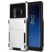 VRS Design Galaxy S9 ile Uyumlu Damda Folder Kılıf Cream White - 1