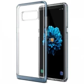 VRS Galaxy Note 8 ile Uyumlu Crystal Bumper Kılıf Blue Coral - 1