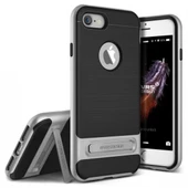 VRS iPhone 7 ile Uyumlu High Pro Shield Kılıf Light Silver - 1
