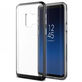 VRS Design Galaxy S9 ile Uyumlu Crystal Bumper Kılıf Metallic Black - 1
