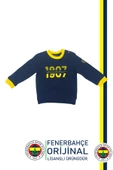 Fenerbahçe Orijinal Lisanslı Uzun Kol Lacivert Bebek 1907 Sweat - 6