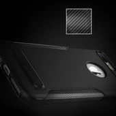 VRS iPhone 7 Plus ile Uyumlu New Carbon Fit Kılıf Black - 4