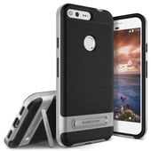 VRS Design Pixel XL ile Uyumlu ile Uyumlu High Pro Shield Kılıf Light Silver - 1