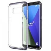 VRS Galaxy S8 Plus ile Uyumlu Crystal Bumper Kılıf Orchid Gray - 1