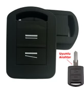 Opel Corsa C Combo Meriva Uyumlu Silikon Anahtar Kumanda Kılıfı Oto Anahtarlık thumbnail 1