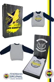 Fenerbahçe Orijinal Lisanslı Lacivert Bebek Sweat Republic Of Fenerbahçe Hediyelik Ahşap Kutulu - 1