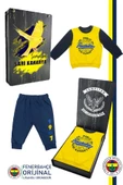 Fenerbahçe Orijinal Lisanslı Republic Of Fenerbahçe Lacivert Bebek Sweat Eşofman Alt Set Kutulu - 6