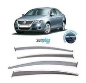 SUNPLEX Vw passat b6 cam rüzgarlığı krom çıtalı 2006 / 2010 sunplex - 1