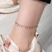 925 Ayar Gümüş Yıldız Halhal thumbnail 3