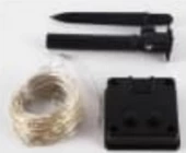 Solar Peri Led 20m 200 Led Gün Işığı Bahçe Aydınlatma Dekorasyon Güneş Enerjili - 2